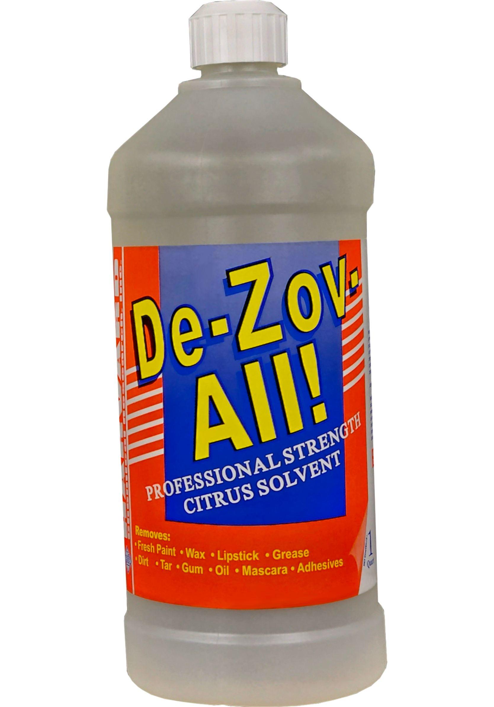De-Zov-All® Biodegradable Citrus Solvent Degreaser, Clear, 12qt/CS